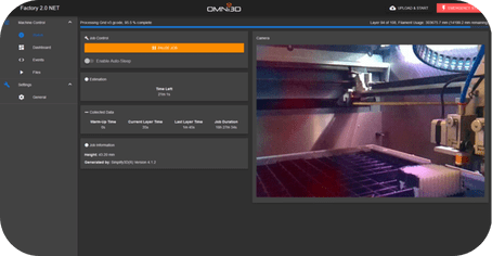 Omni3D Printers Web Control