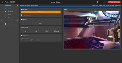 Omni3D Omni500 Lite Web Control